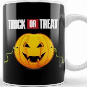 Baskı Dükkanı Halloween Trick Or Treat Kupa
