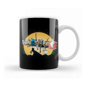 Baskı Dükkanı Halloween Workers Kupa