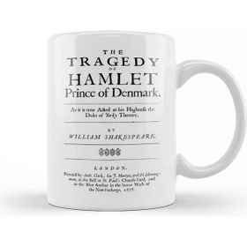 Baskı Dükkanı Hamlet William Shakespeare Title Page Kupa