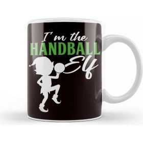 Baskı Dükkanı Handball Elf Handballer Ball Sports Team Coach Trainer Game Kupa