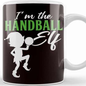 Baskı Dükkanı Handball Elf Handballer Ball Sports Team Coach Trainer Game Kupa