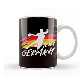 Baskı Dükkanı Handball Team Germany Flag Handballer Ball Sports Player Kupa