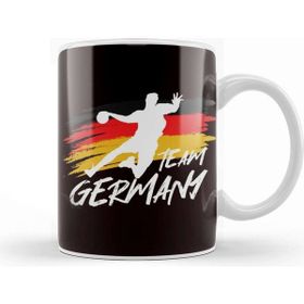 Baskı Dükkanı Handball Team Germany Flag Handballer Ball Sports Player Kupa