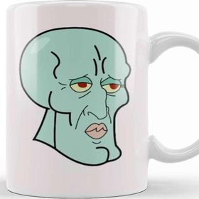 Baskı Dükkanı Handsome Squidward Kupa
