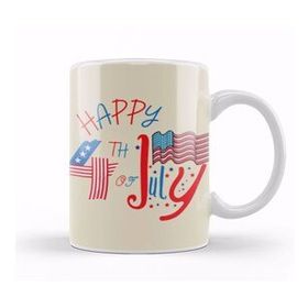Baskı Dükkanı Happy 4th Of July Independence Day Gift Celebrationpatriotic Kupa