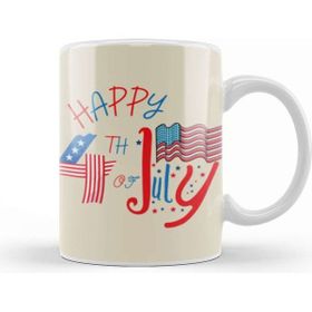 Baskı Dükkanı Happy 4th Of July Independence Day Gift Celebrationpatriotic Kupa