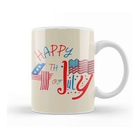 Baskı Dükkanı Happy 4th Of July Independence Day Gift Celebrationpatriotic Kupa