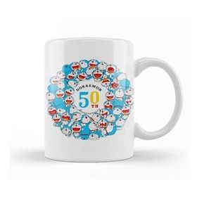 Baskı Dükkanı Happy 50TH Anniversary Doraemon Kupa