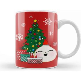 Baskı Dükkanı Happy Bao Bun Around The Christmas Tree Kupa