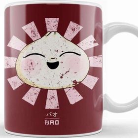 Baskı Dükkanı Happy Bao Bun Retro Japanese Kupa