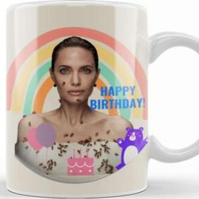 Baskı Dükkanı Happy Birthday To The Most Gorgeous, Beautiful Ange Kupa