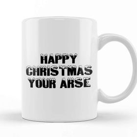 Baskı Dükkanı Happy Christmas Your Ars Kupa