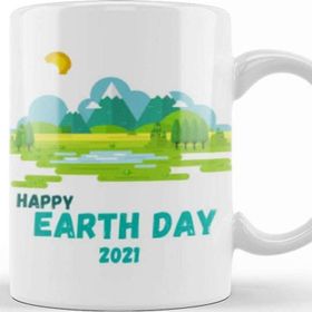 Baskı Dükkanı Happy Earth Day 2021 Kupa