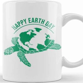 Baskı Dükkanı Happy Earth Day Kupa