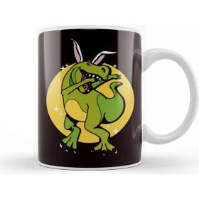 Baskı Dükkanı Happy Easter Dino Bunny T-Rex Rabbit Eggs Hunting Spring Kupa