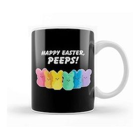 Baskı Dükkanı Happy Easter Peeps Kupa
