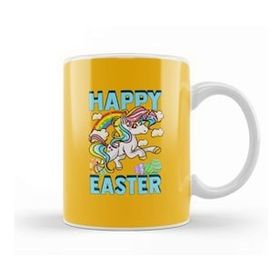 Baskı Dükkanı Happy Easter Unicorn Egg Hunt Kupa