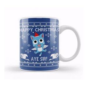Baskı Dükkanı Happy Fairy Tail Aye Sir Christmas Knit Kupa