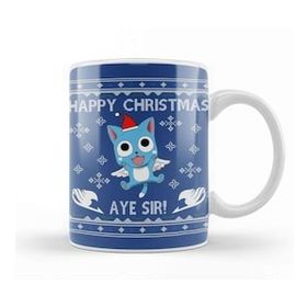 Baskı Dükkanı Happy Fairy Tail Aye Sir Christmas Knit Kupa