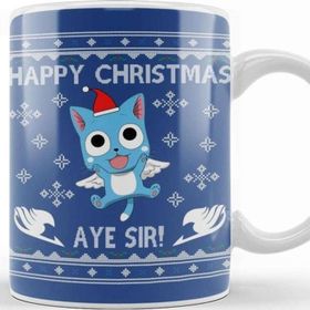 Baskı Dükkanı Happy Fairy Tail Aye Sir Christmas Knit Kupa
