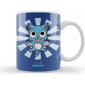 Baskı Dükkanı Happy Fairy Tail Retro Japanese Kupa