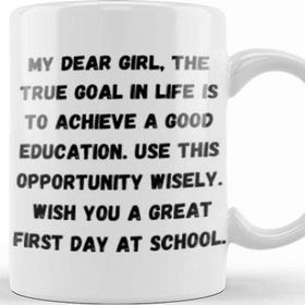 Baskı Dükkanı Happy First Day Of School Quotes 2021 Kupa