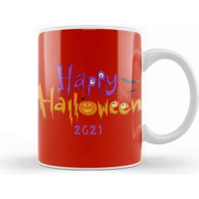 Baskı Dükkanı Happy Halloween Day 2021 Kupa