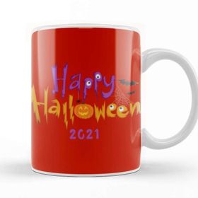 Baskı Dükkanı Happy Halloween Day 2021 Kupa