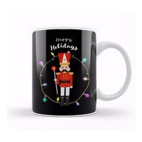 Baskı Dükkanı Happy Holidays Nutcracker 01 Kupa