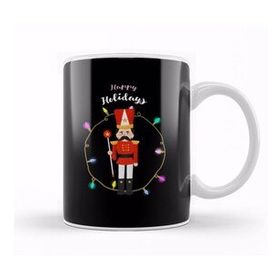 Baskı Dükkanı Happy Holidays Nutcracker 01 Kupa