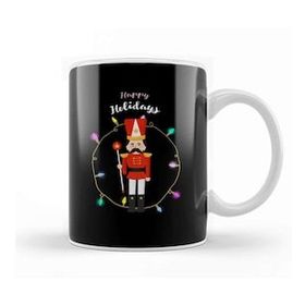 Baskı Dükkanı Happy Holidays Nutcracker 01 Kupa