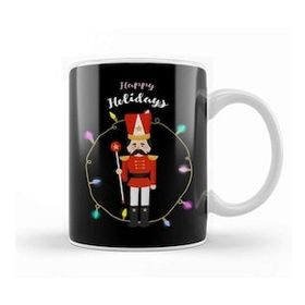 Baskı Dükkanı Happy Holidays Nutcracker 01 Kupa