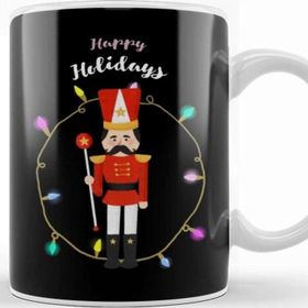 Baskı Dükkanı Happy Holidays Nutcracker Kupa
