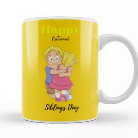 Baskı Dükkanı Happy Siblings Day 2021 Kupa