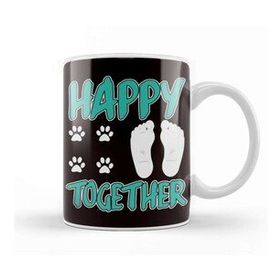 Baskı Dükkanı Happy Together Human Dog Owner Puppy Lover Animal Fans Kupa