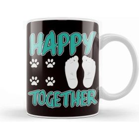 Baskı Dükkanı Happy Together Human Dog Owner Puppy Lover Animal Fans Kupa