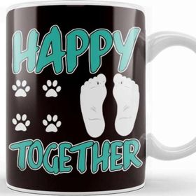 Baskı Dükkanı Happy Together Human Dog Owner Puppy Lover Animal Fans Kupa