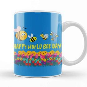 Baskı Dükkanı Happy World Bee Day! Kupa