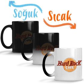 Baskı Dükkanı Hard Rock Cafe Seoul Sihirli Porselen Kupa