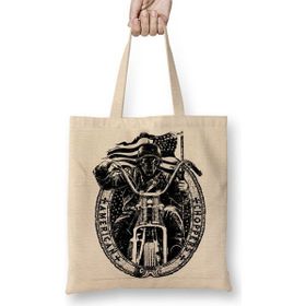 Baskı Dükkanı Harley Davidson Bez Kadın Günlük Çanta