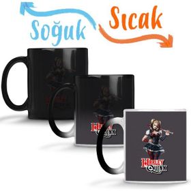 Baskı Dükkanı Harley Quinn 02 Sihirli Porselen Kupa