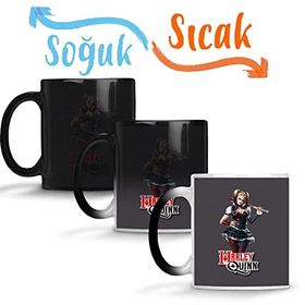 Baskı Dükkanı Harley Quinn 02 Sihirli Porselen Kupa