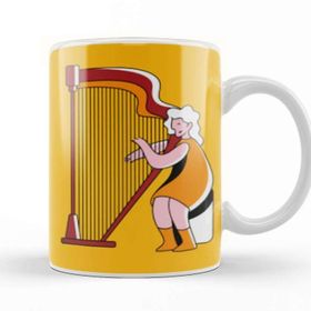 Baskı Dükkanı Harp Music Art Kupa
