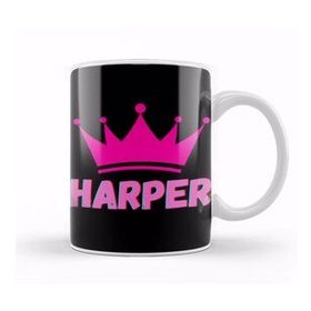 Baskı Dükkanı Harper Name Personalized Custom Vintage Retro Rainbow Style Design Gift Baby Gift For Her Kupa