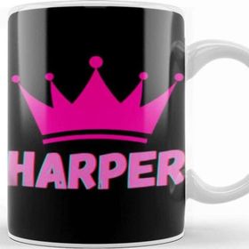 Baskı Dükkanı Harper Name Personalized Custom Vintage Retro Rainbow Style Design Gift Baby Gift For Her Kupa