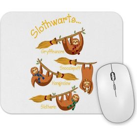 Baskı Dükkanı Harry Pawter Cute Sloth Slothwarts Mouse Pad