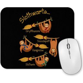 Baskı Dükkanı Harry Pawter Cute Sloth Slothwarts Mouse Pad