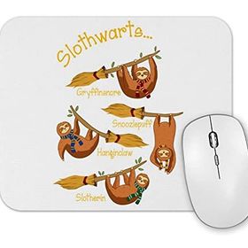 Baskı Dükkanı Harry Pawter Cute Sloth Slothwarts Mouse Pad