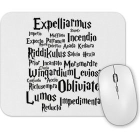 Baskı Dükkanı Harry Potter Spells Mouse Pad
