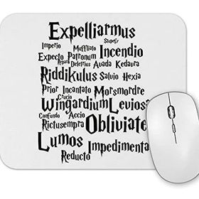 Baskı Dükkanı Harry Potter Spells Mouse Pad